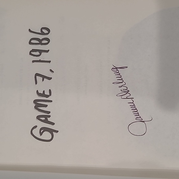 Autographed Ron Darling Game 7, 1986 Book - Picture 3 of 3